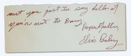 Elvis Presleys letter to President Richard Nixon