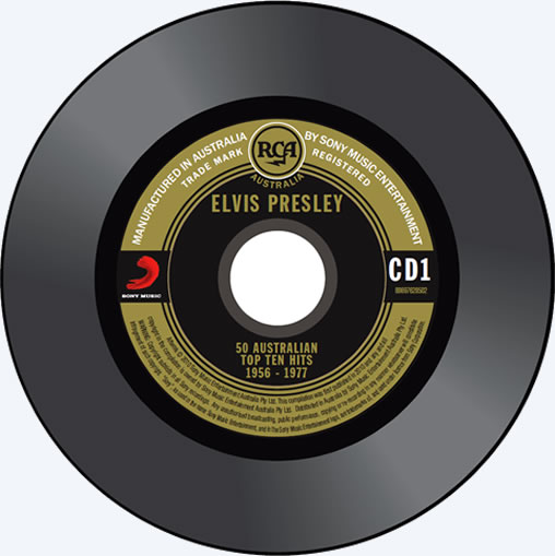 Elvis Presley: 50 Australian Top Ten Hits 1956-1977 - Disc 1