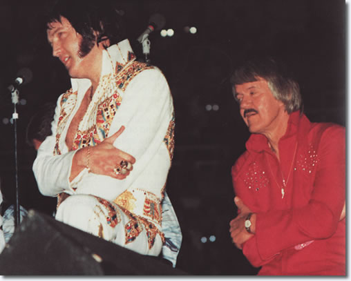 Elvis Presley and J.D. Sumner 1976