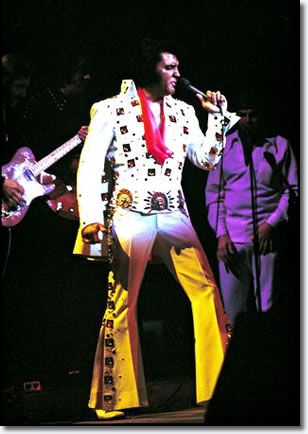 Elvis Presley rocking Madison Square Garden